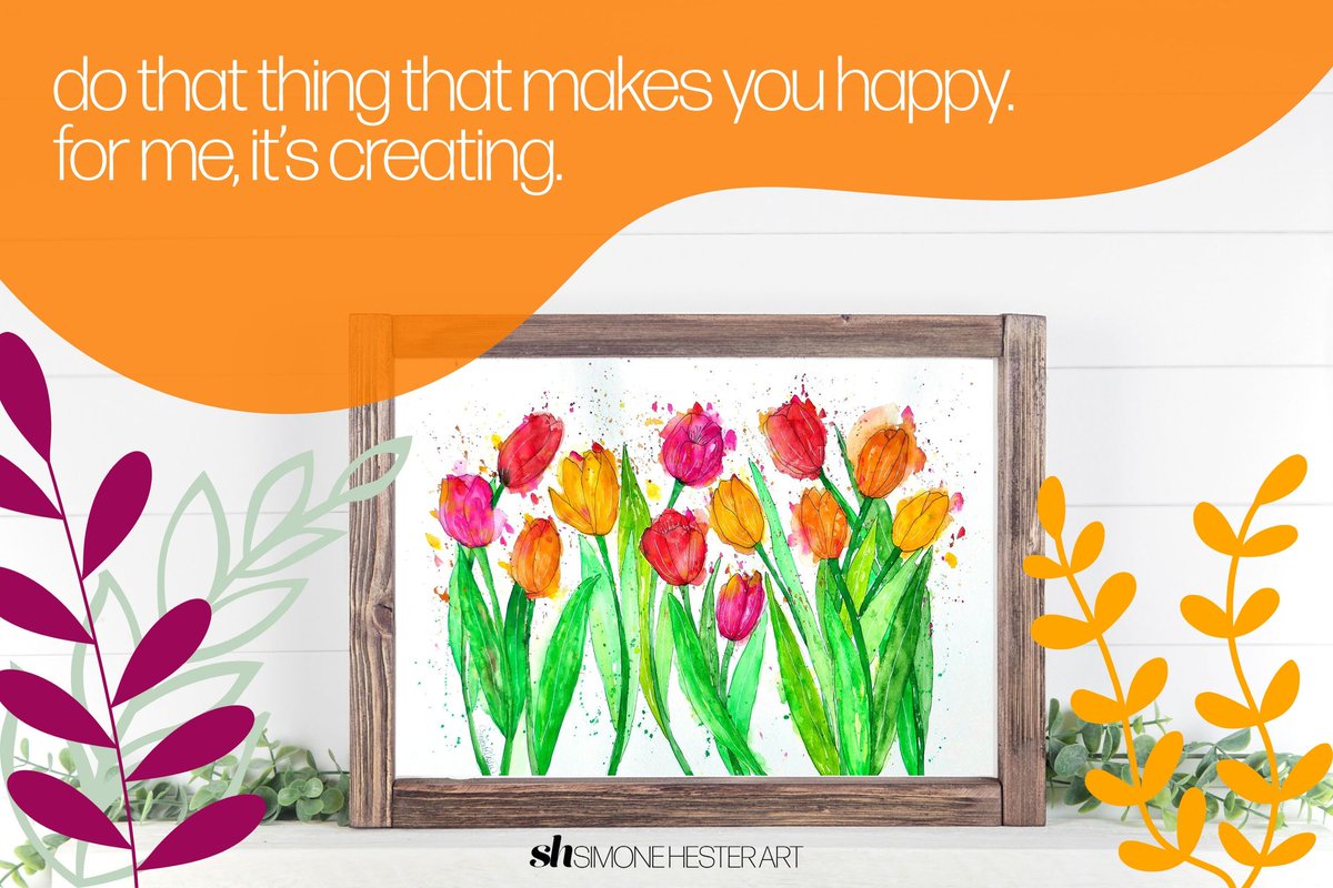 do that thing that makes you happy, for me, it's creating.
go create some magic people.

#simonehesterart #artrepreneur #creativeartist #thisismystory #unapologeticallyme
#lifeofanartist #mylife #wifemomboss #livingmybestlife #thecreativespirit #creativecreator #mycreativelife