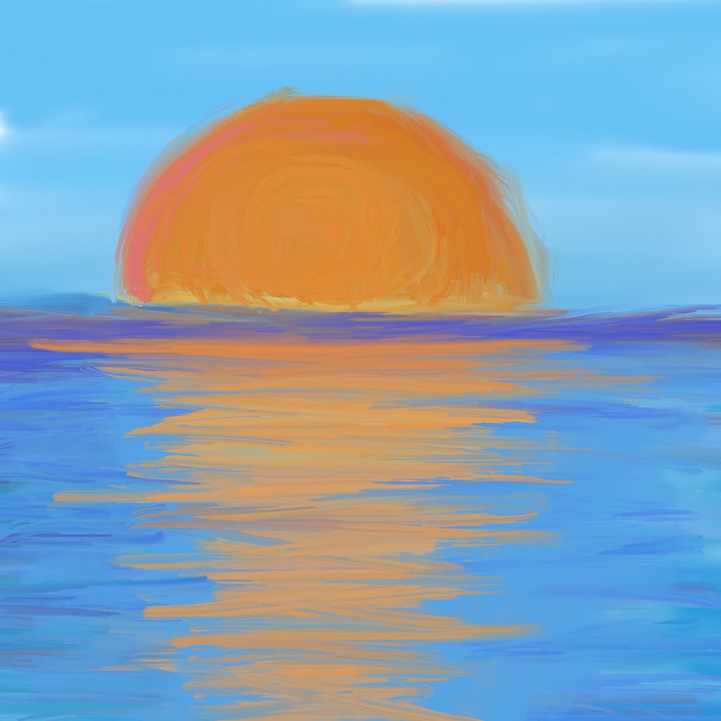 katerinasf2's tweet photo. I love beautiful sunsets! Inspired by a painting by a famous artist https://t.co/rv0NqsjPgv