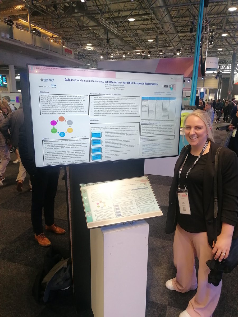 Looking forward to my poster discussion on Monday morning about the <a href="/SCoRMembers/">SCoR Members</a> #simulation guidance @SJKetterer <a href="/Goodman_RT/">Spencer Goodman</a> #ESTRO23 🎡
