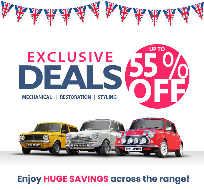 minisportltd's tweet photo. ⭐ Exclusive Deals for your Mini! Grab Them Today!

Enjoy this week's Extra Special Deals, plus HUGE Savings across the range!

Shop today at: https://t.co/6YoDpPdWRU

#minisportltd #classicminiparts #exclusivedeals #mini #minirestoration #projectmini https://t.co/gSyxvFtwY0