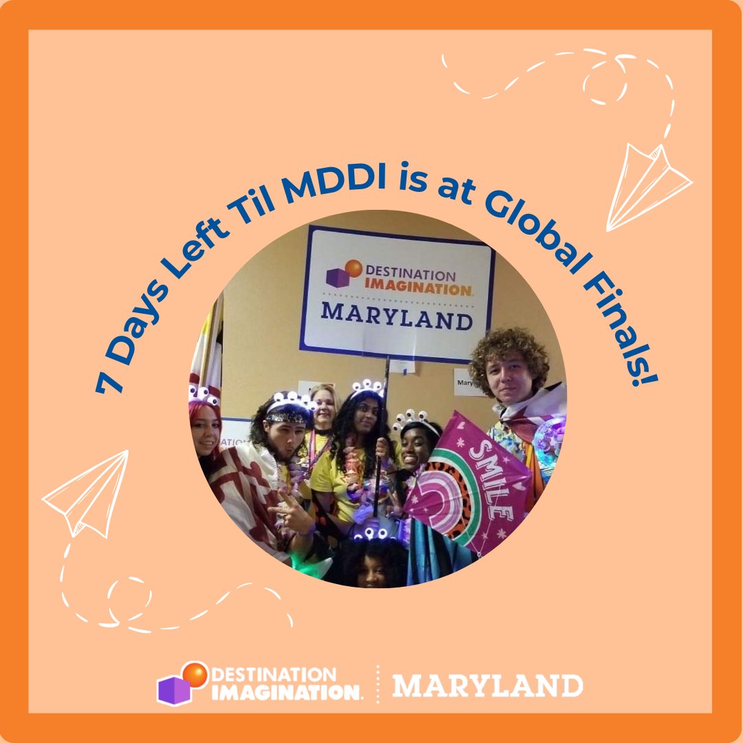 It is just around the corner! We are so excited to be sending 24 teams to Global Finals this year! We could not do this without our amazing supprt system, you guys! 

#marylanddi #idodi #globalfinals23