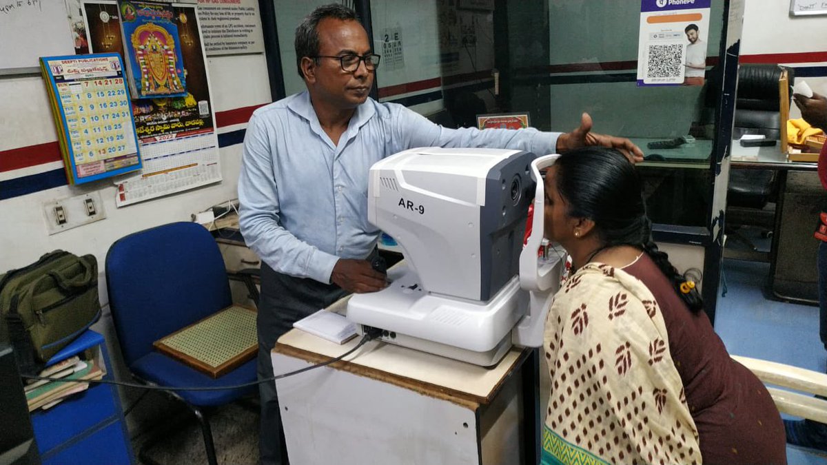 Eye camp by @HPCL LPG Distributor @tenaligas , Guntur SA. Eye check up was done for 40 customers and 20nos staff of Tenali gas company. @Rg03Goel @ImPankajC #ServiceIsUniversal #eyecamp