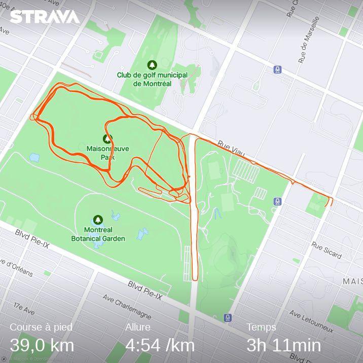 Je pense que ma préparation marathon d’Ottawa est ok !
(10k + 8k + (3x1k) #jevaisbiendormir #runottawa #runwise #runphilly
strava.app.link/e9W5Jk0SLzb
