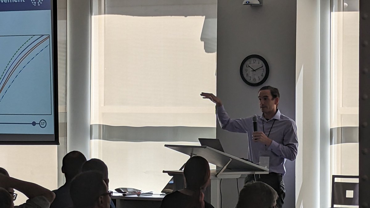 karmecon's tweet photo. @openforcefield's @davidlmobley, #JeffreyWagner and @lilyminium were next presenting the latest achievements and upcoming developments for #OpenFF. https://t.co/Hzxiti28jA