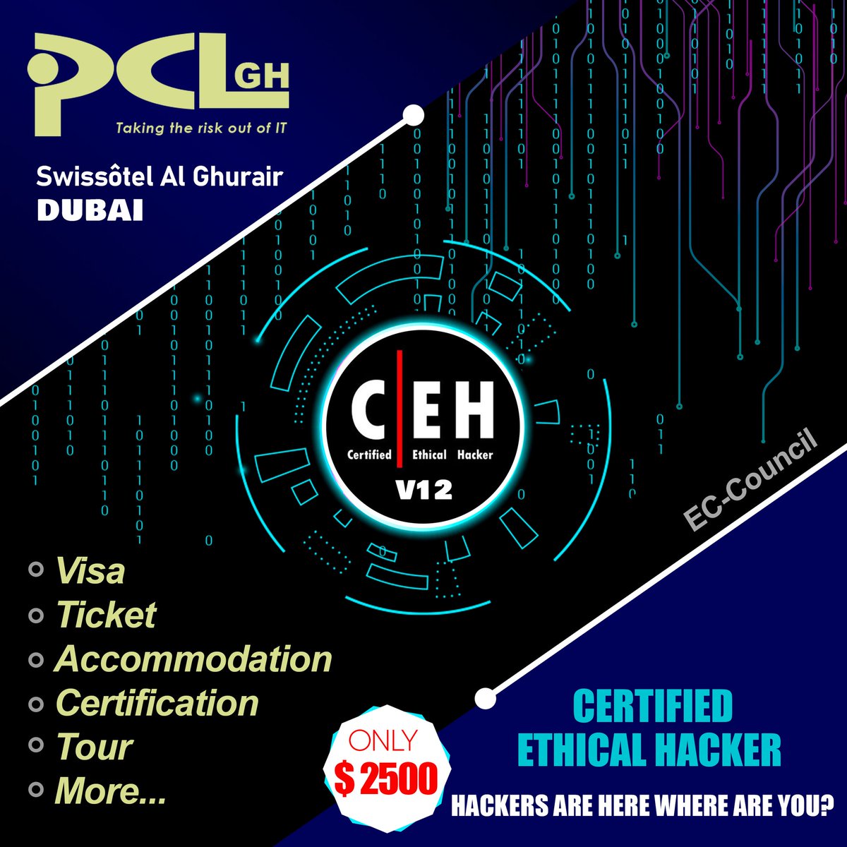 PclghLtd's tweet photo. Get Certified in Dubai with fun
#CyberSec #certification #dubai #Security #eccouncil #jobseekers #Jobs https://t.co/N8yzDYw6TR