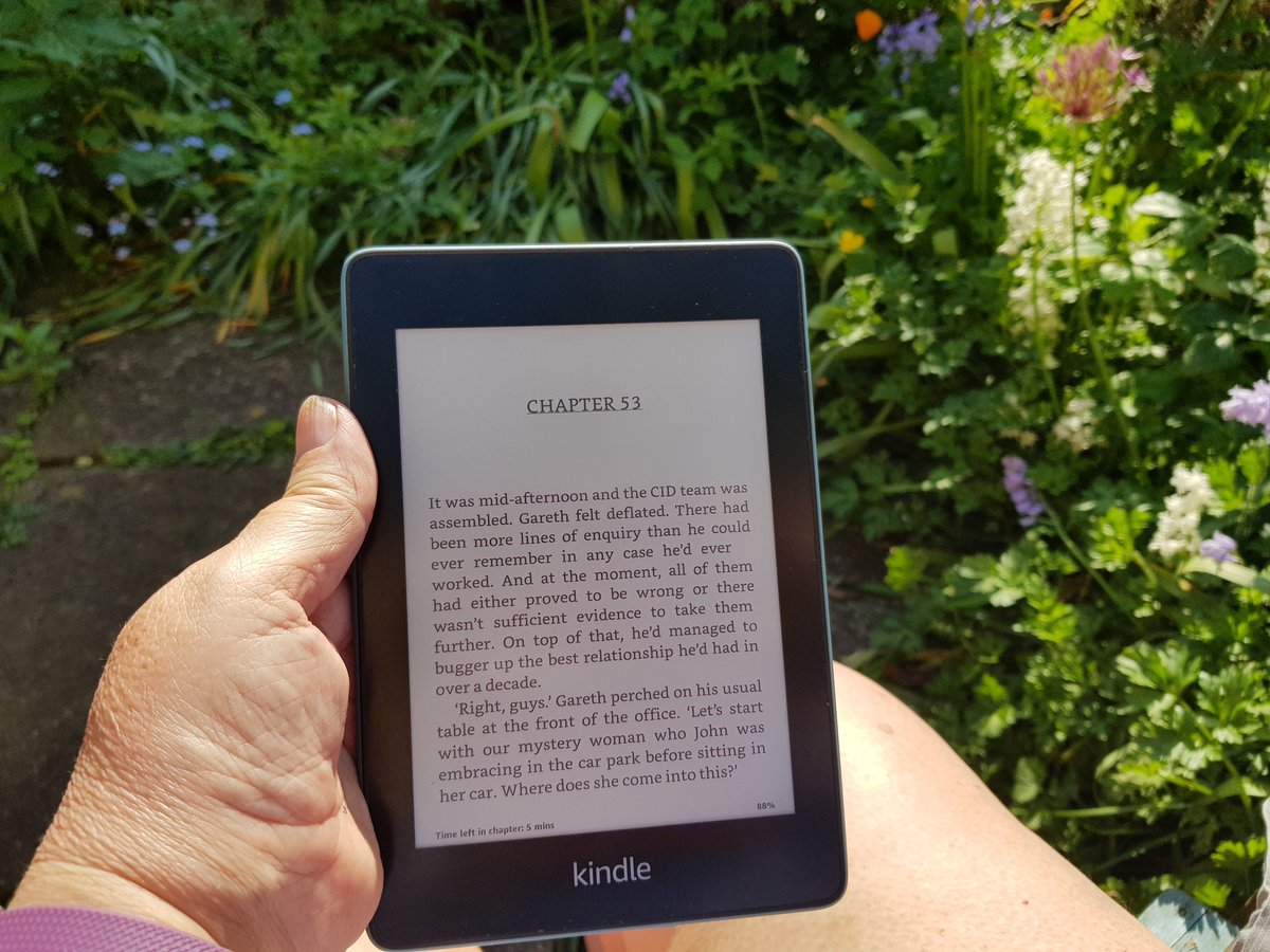 The shorts, flip-flops and sunglasses are out ... a few chapters of my book read in the afternoon sunshine #books #reading #sunshine #saturdayafternoons #SimonMcCleave