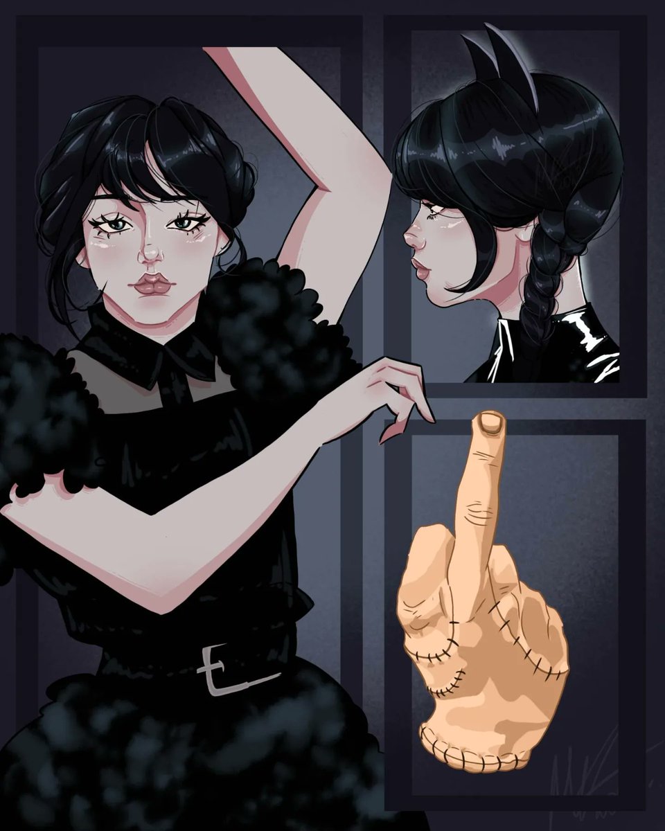 Drawing_bee_'s tweet photo. So Instagram took my shareing down for "nudity" of a mermaid :')
I can't with that so i will post here and there....

#wednesdayaddams #drawing #art #digitalart #Digital #digitaldrawing #Wednesday https://t.co/AQEg6ib3eO