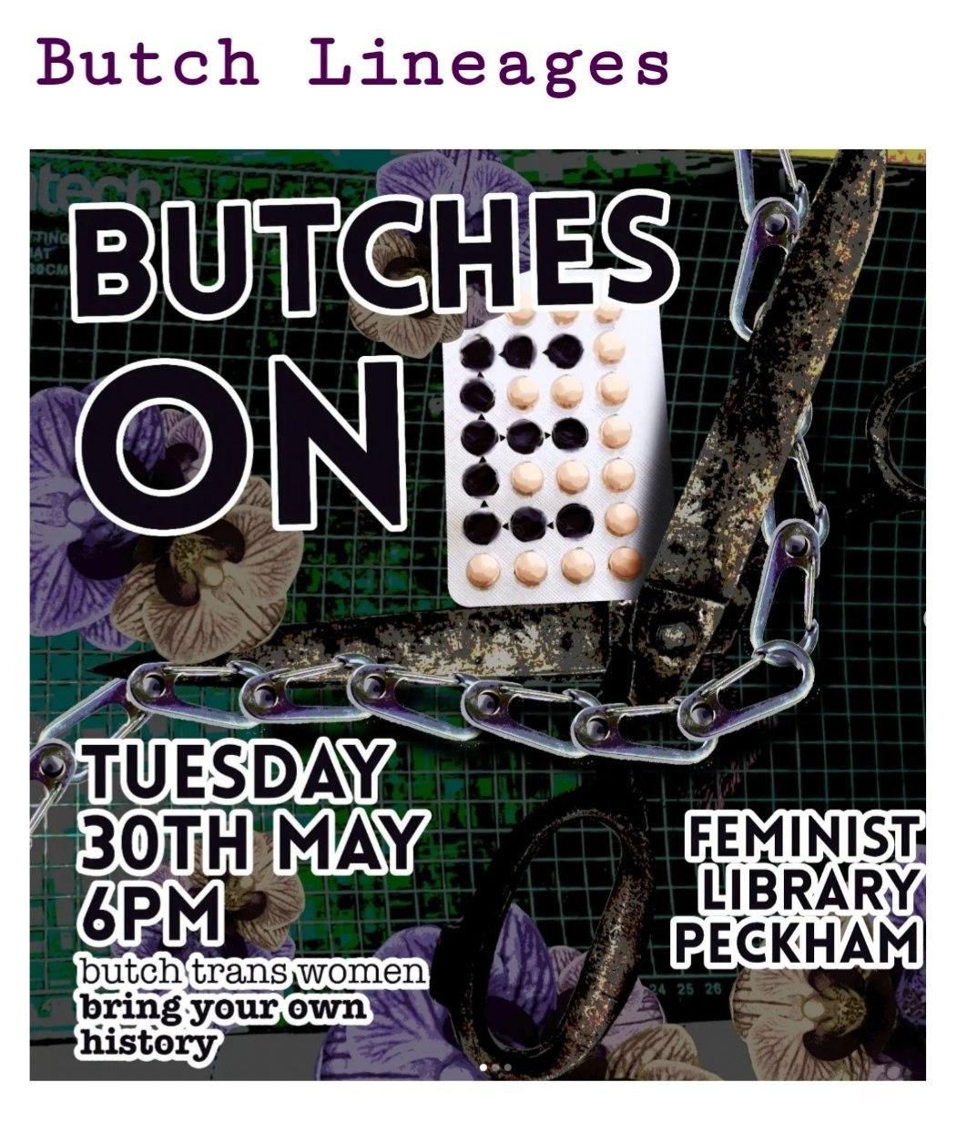Harvey Jeni on Twitter: "A male only lesbian event. How very 2023 ...