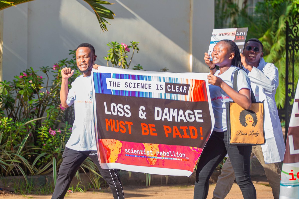 Demanding for Climate Justice and World Leaders listening to the Science is what guarantees a livable in harmony with the Planet. We as Scientist demand and not request. #thescienceisclear #LossAndDamage #ClimateJustice