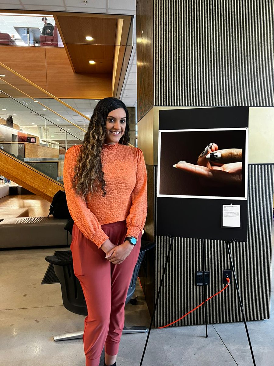 Netra Unni Rajesh (@netraunni) on Twitter photo It was surreal to see my PhD work in the <a href="/DeSimoneLab/">DeSimone Research Group</a> featured in the Art of Science Exhibition by <a href="/StanfordEng/">Stanford Engineering</a> MRS! This work depicts the scale of our 3D-printed patches while my nail art shows the complex, lattice geometries of needles on the patch! #sciart #STEAM #scicomm It was surreal to see my PhD work in the <a href="/DeSimoneLab/">DeSimone Research Group</a> featured in the Art of Science Exhibition by <a href="/StanfordEng/">Stanford Engineering</a> MRS! This work depicts the scale of our 3D-printed patches while my nail art shows the complex, lattice geometries of needles on the patch! #sciart #STEAM #scicomm