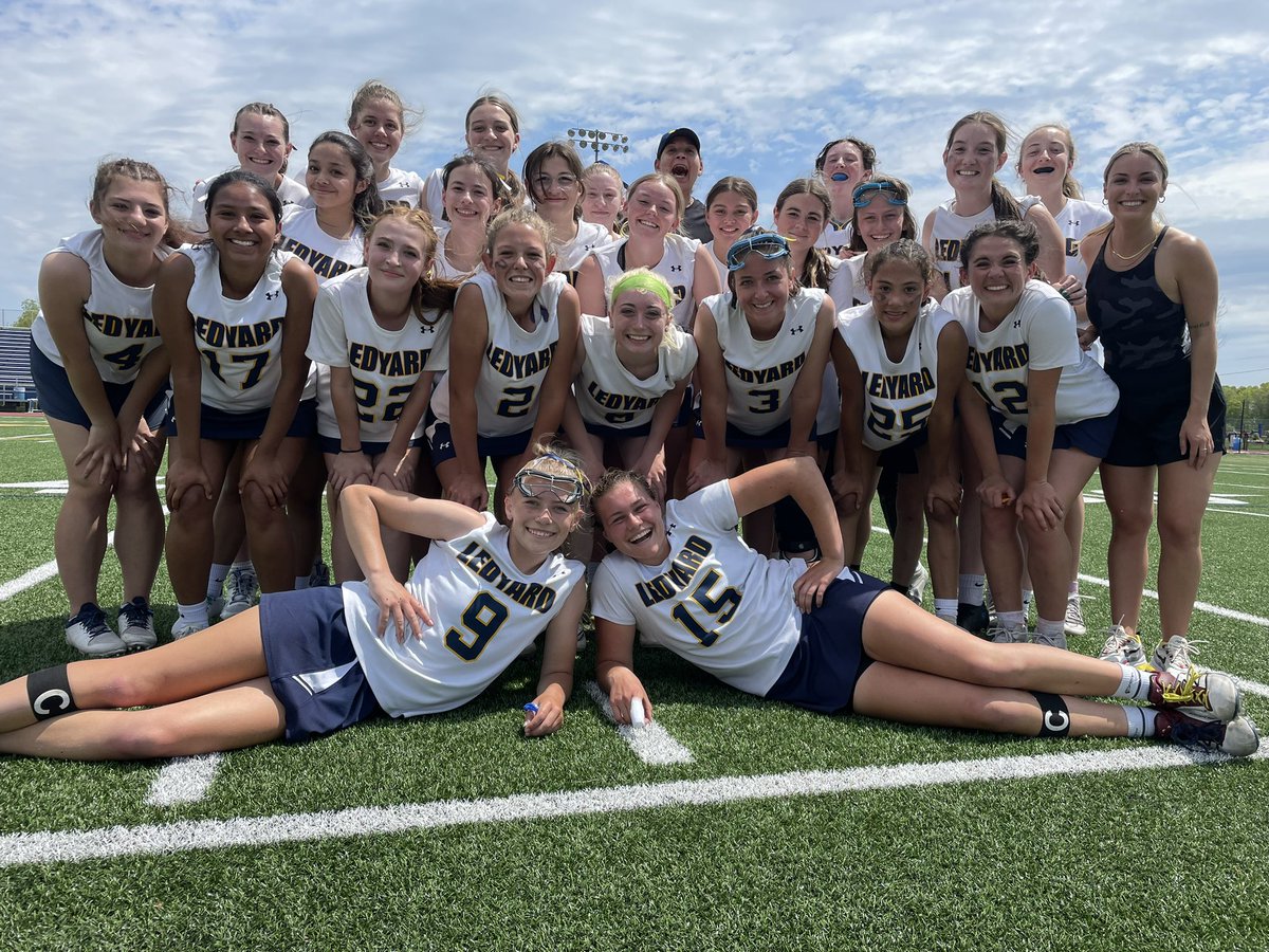FINAL:  Ledyard 12 , Hamden 11.  Maddie Mcleod with the Golden Goal 2 min into overtime. Stats from Maddie McLeod (7G), Tatianna Irizarry (2G, 1A), Helena Robinson (2G), Jess English (1G, 2A), Mackenzie Boyer (1A). Massive defensive stops, Lorelai England 12 saves <a href="/ledyardsports/">Jim Buonocore</a>