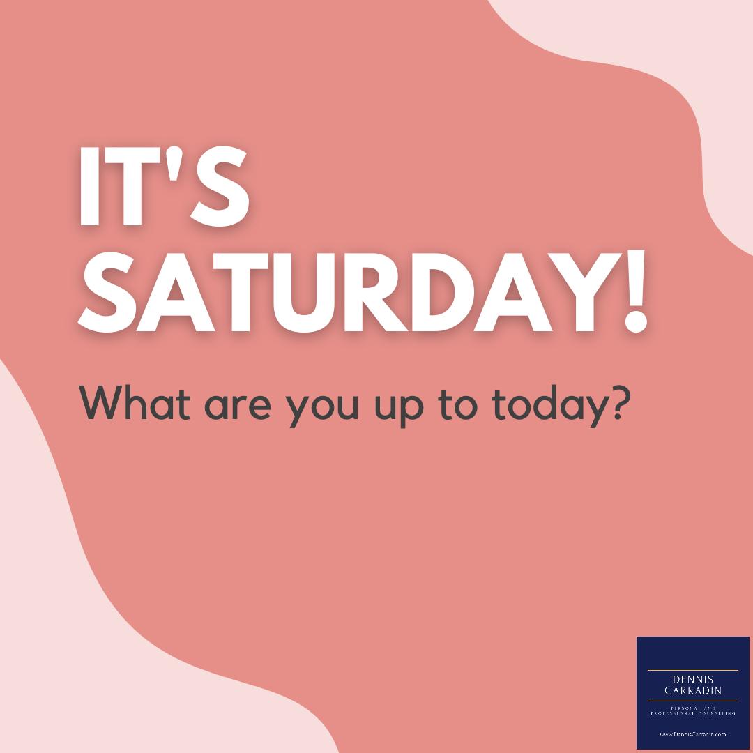 denniscarradin's tweet image. It's the best day of the week! Happy Saturday everyone! Whether you're hitting the gym, spending time with family, or just enjoying some well-deserved downtime, let us know how you're spending your day! #saturdayvibes #weekendmood #funfilled