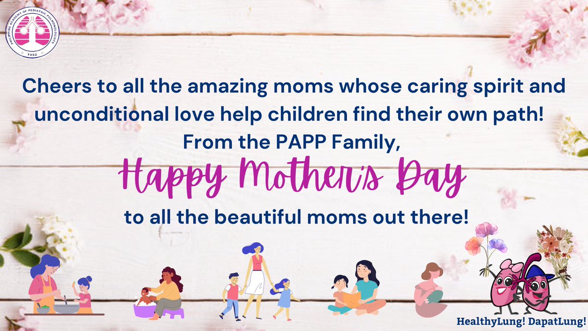 PAPP1992's tweet photo. Cheers to all the amazing moms whose caring spirit and unconditional love help children find their own path! From the PAPP Family, Happy Mother’s Day to all the beautiful moms out there!💐 https://t.co/p1ab1PeZ77