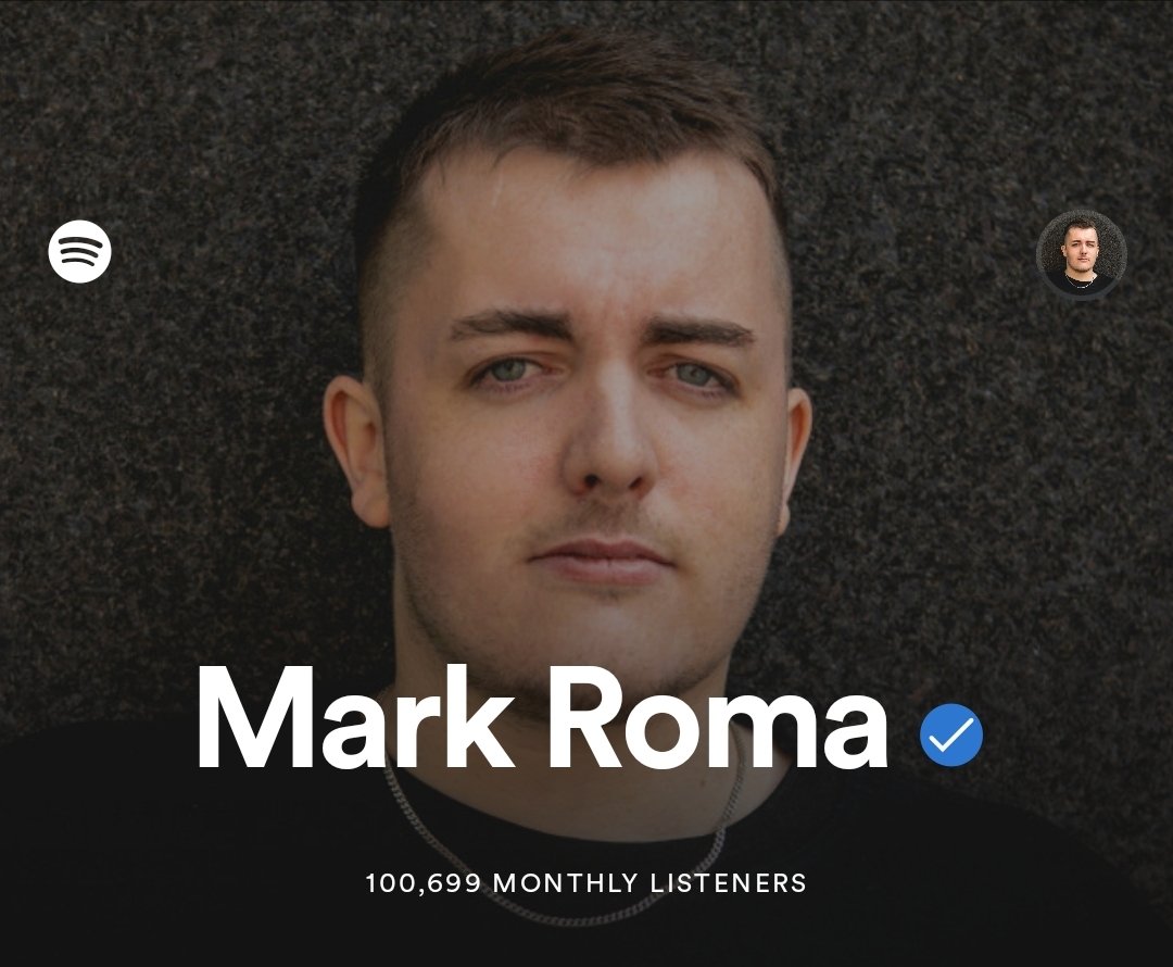 Ticked over 100k monthly listeners 👌