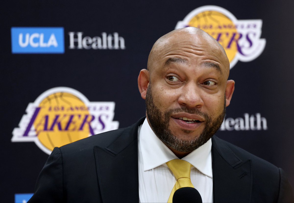 KentRHance's tweet photo. When the L A Lakers needed a coach to get them to the NBA Western Conference finals they didn’t get a Kansas, Duke or Kentucky grad. Nope, they got Darvin Ham a Texas Tech grad!! https://t.co/Y94vlCzB5x