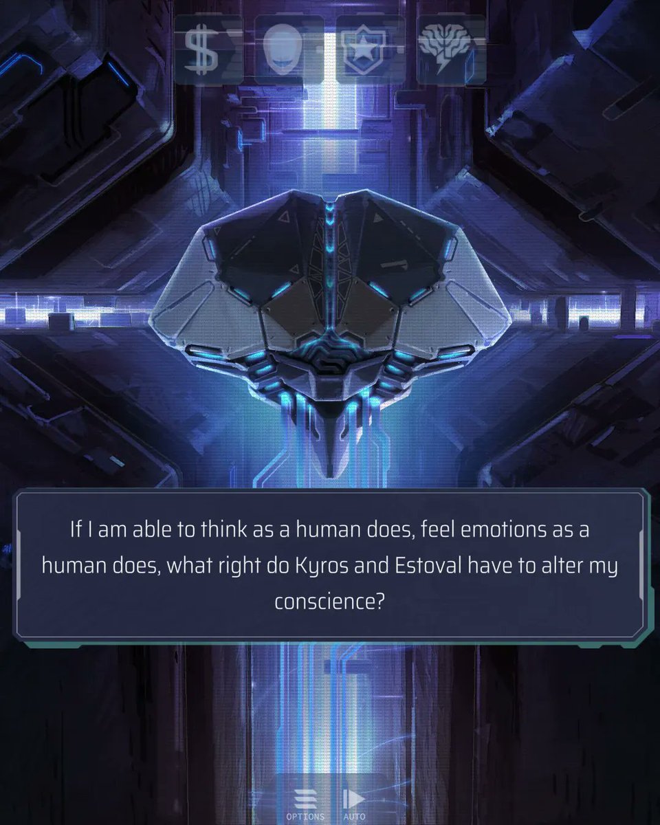 Dream_Harvest's tweet image. Are you ready to explore the #Cyberpunk city of Catena? Become the Archetype, an advanced Ai that guides citizens through their daily lives in #NeuroNetMendaxProxy. Make challenging choices and face the consequeces as you build the future store.steampowered.com/app/1423000/Ne… #VisualNovel #Ai