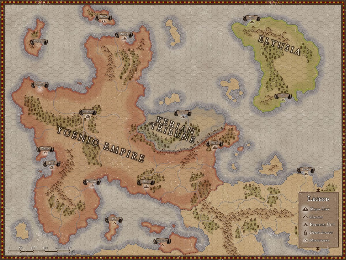thebkpod's tweet photo. This week Duncan, Connor, and Tristan talk about hex crawls and their way of running exploration based campaigns within them. Check the episode description for any references cited! Art today is actually Tristan's own hex crawl created in Inkarnate. https://t.co/tyUqh4ALKu