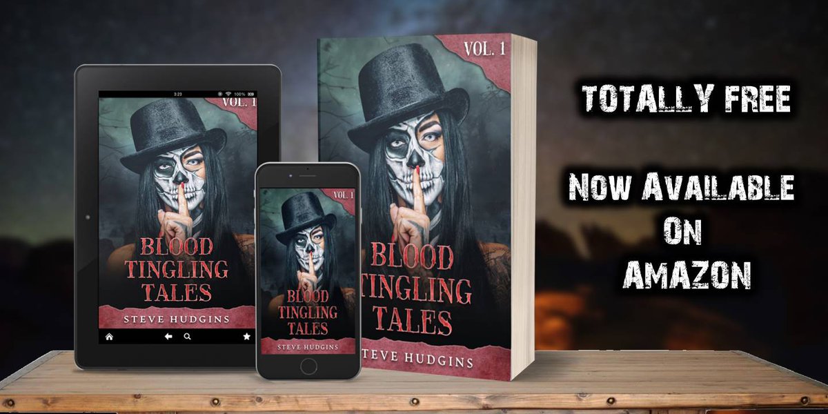 I'm giving away BLOOD TINGLING TALES VOL. 1 for FREE on Amazon today! 

No signing up. No coupon codes. No registering. 
It just has a price of 0.00 TODAY! 
Hurry and get it while you can! 
amazon.com/dp/b0bk3s96qt

PLEASE RETWEET
#freehorror #freebooks #freehorrorbooks
