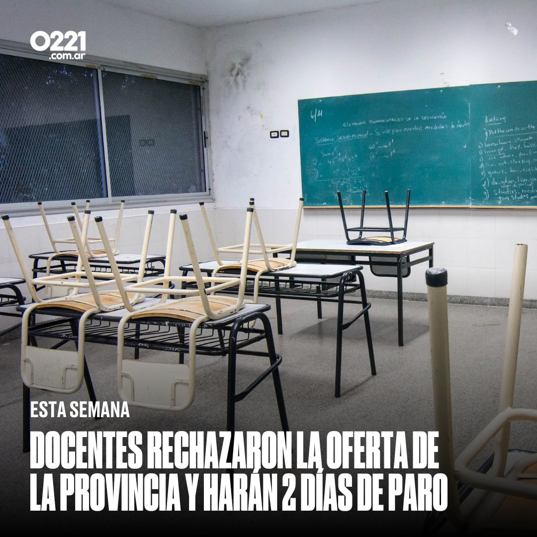 0221comar's tweet photo. DOCENTES DE PARO ‼ Con una batería de reclamos, maestros enrolados en #SUTEBAMulticolor anunciaron que llevarán adelante 2 días de protesta los próximos 17 y 18 de mayo. https://t.co/Uwv4GVL9k5
