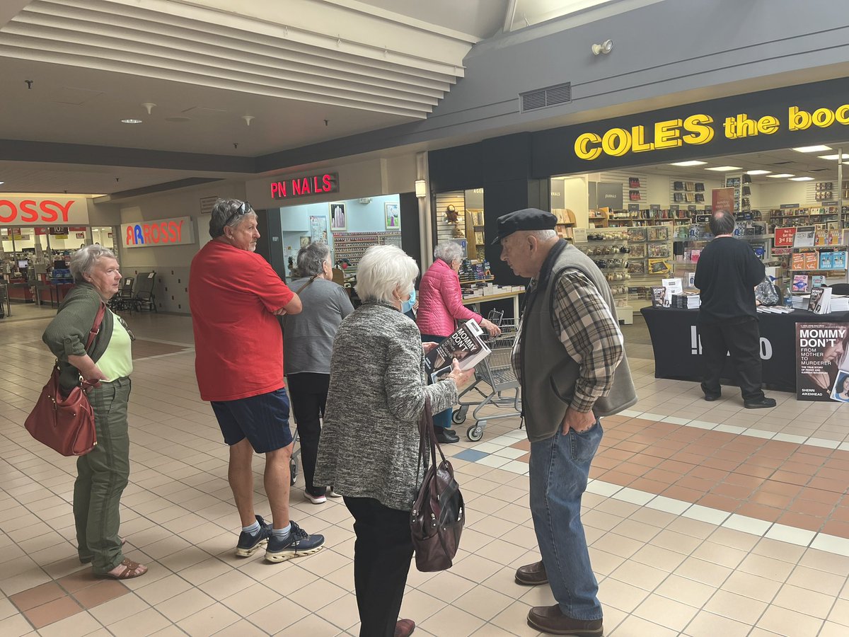 warburtoncomm's tweet photo. Sherri is signing her book in Bridgewater and the book store manager says it is the biggest crowd ever. https://t.co/YDKUlPtH4g