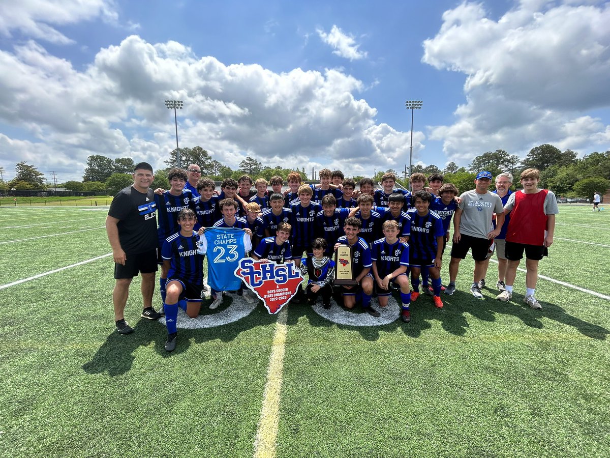 Congratulations 🎉 <a href="/sjcs_athletics/">St. Joseph's Catholic School Athletics</a> the <a href="/SCHSL/">SCHSL</a> Class A Boys ⚽️ Champs🏆

#WeAreSCHSL
#ChampionshipSeason🏆