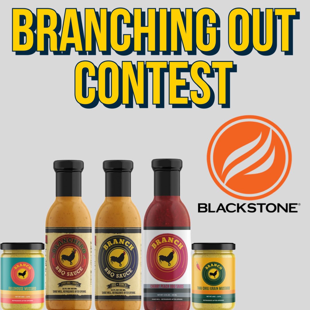 BranchBBQ's tweet photo. One entry per contestant.

The Contest will start Friday, May 12 and run until Tuesday, May 30. Winners announced Wednesday, May 31!

Good luck and Branch out!

#branchsauce #bbq #contest #giveaway #likeandfollow #food #flattop https://t.co/voTfunnezI