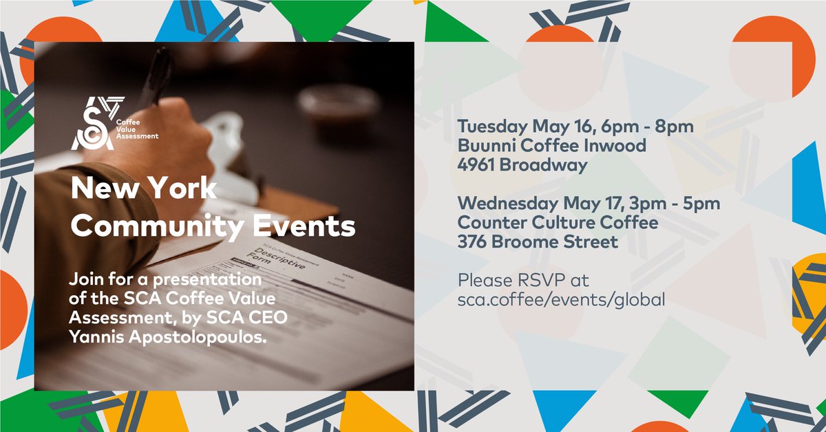BuunniCoffee's tweet photo. Coffee people, join us! Free but please RSVP: https://t.co/tg17JKDrjP
#specialtycoffee #nyccoffeeevents
 #coffeeandcommunity https://t.co/pHlNrdSYlG