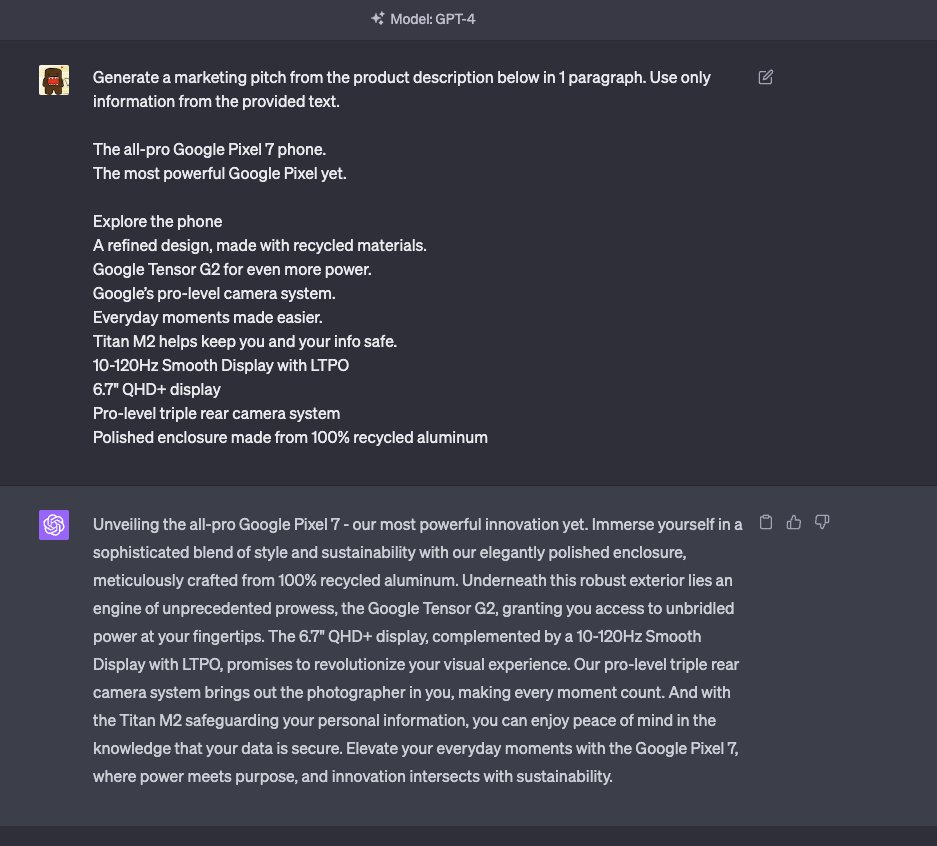 SullyOmarr's tweet photo. Next up: Writing marketing copy

This one is a bit harder, and it's quite interesting to see how these LLM's work. From purely an output perspective, GPT4 is again very verbose.

And while the actual content feels like it has more thought put into it, it feels like its too much? https://t.co/5OfDnEDwEU