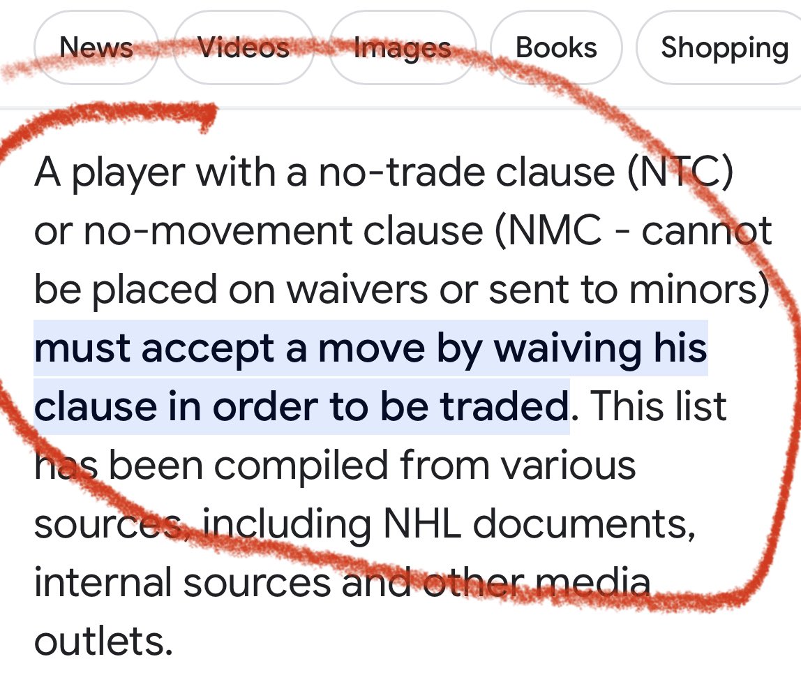 gh_aam's tweet photo. @zerocool6687 @AJ2402 @TSN_Sports Actually it is impossible unless player agrees. He can not even be placed on waivers or sent to the minors https://t.co/eGLItzgp7n