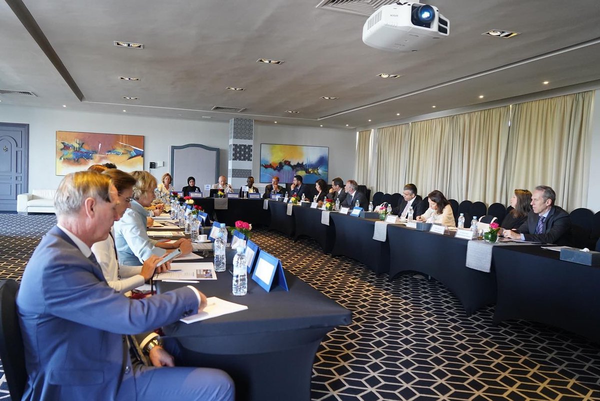 UNHCRMaroc's tweet photo. This week @unhcrmaroc organized its 1st ever annual donor and partner briefing with more than 20 embassies including ambassadors +  political councellors along with IOM &amp; refugee representatives to discuss asylum in Morocco and ways for them to engage on asylum in #Morocco https://t.co/9RfOPvgKTe