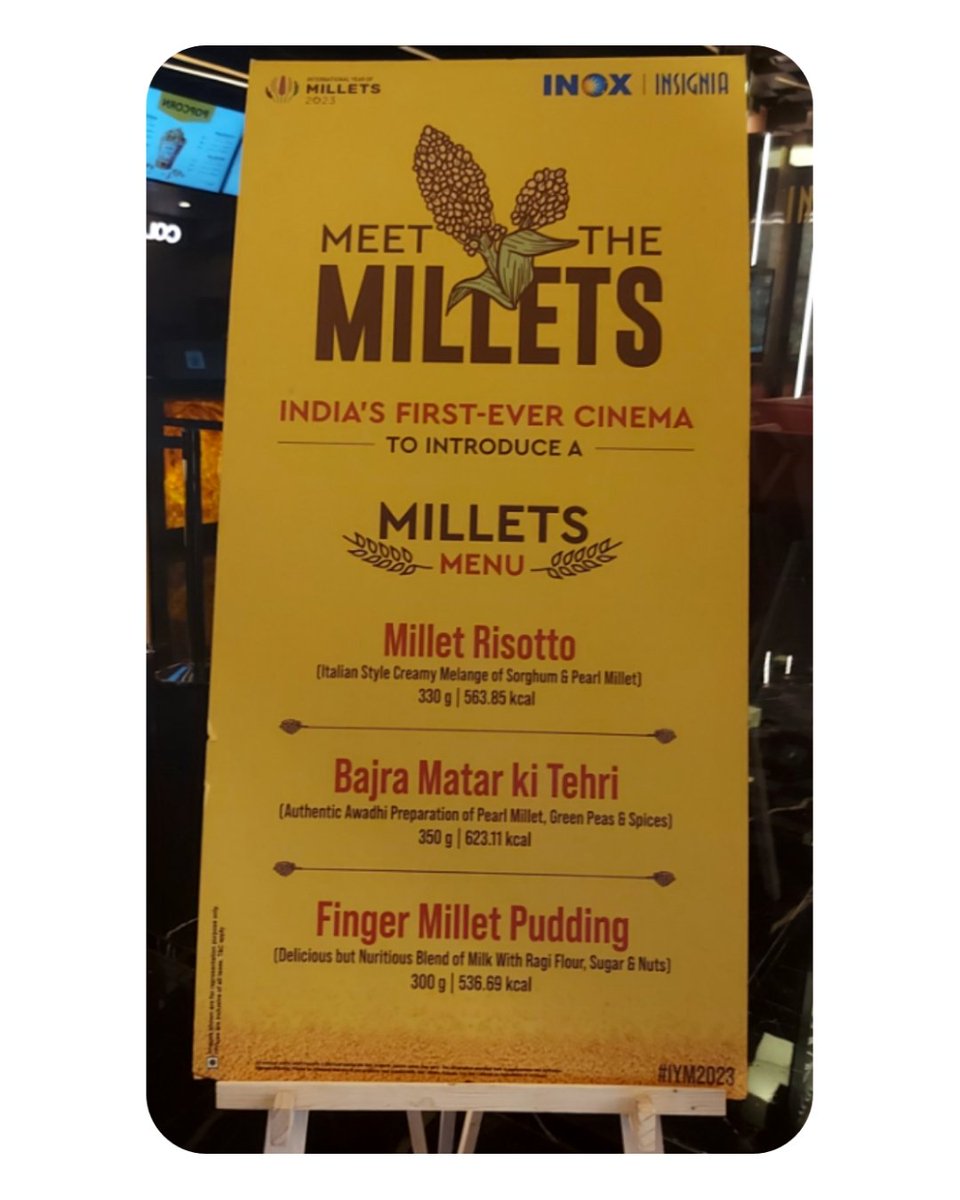 Gauri_capricorn's tweet photo. Happy to see that in our country we are slowly replacing those fat loaded pizzas and burgers menu with our very own, indigenously grown desi Millets-quick-go-to-edible-menu👌👏👏..Just couldn't resist clicking a pic and posting here as this deserves a serious acknowledgment 🥳 https://t.co/apCJuHhff4