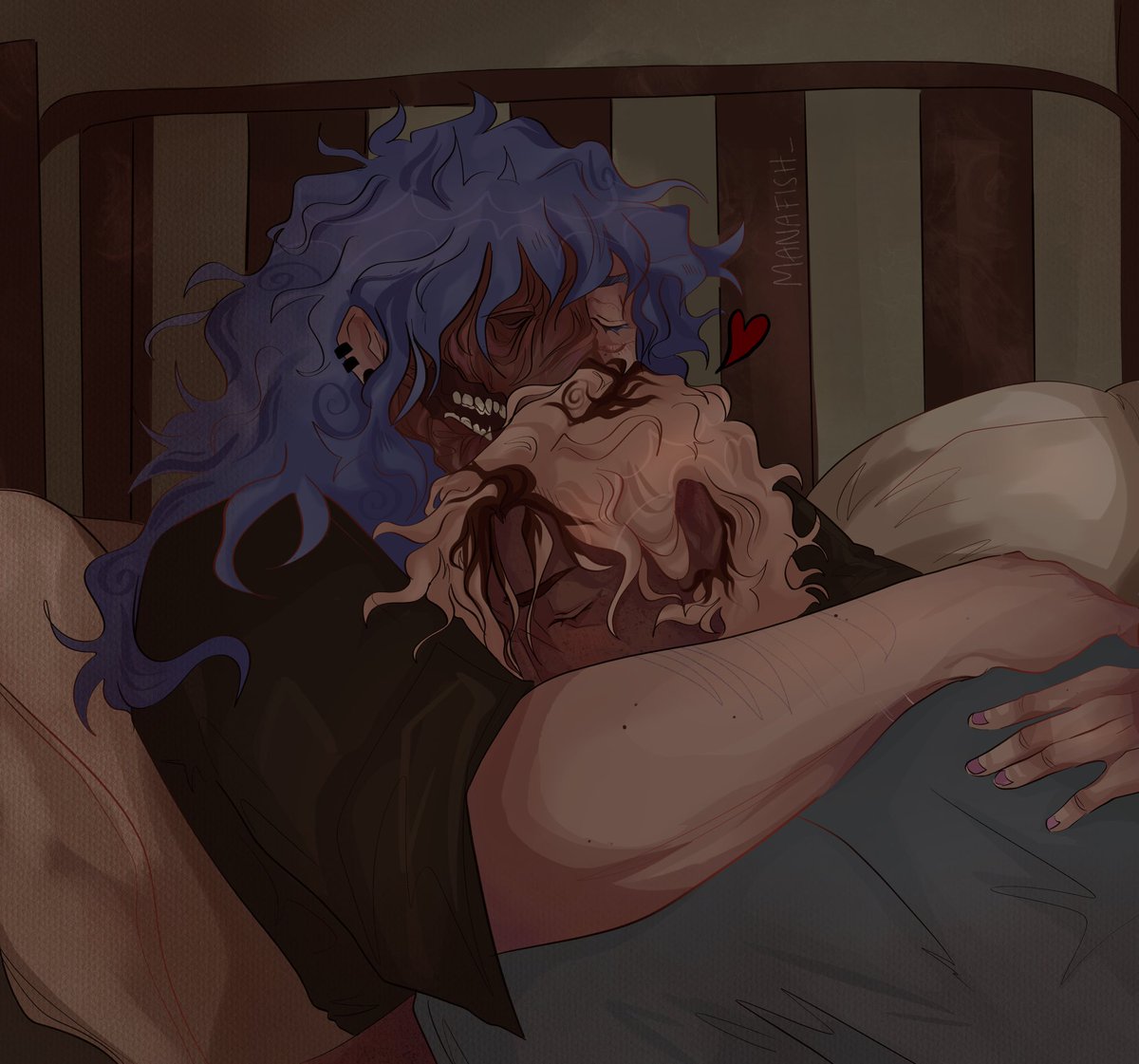 manafish_'s tweet photo. WOOOO salvis redraw from october 2022 :)) putting them under a hydraulic press #sallyface #salvis #salxtravis #travisphelps #salfisher https://t.co/JfcDa5SXa5