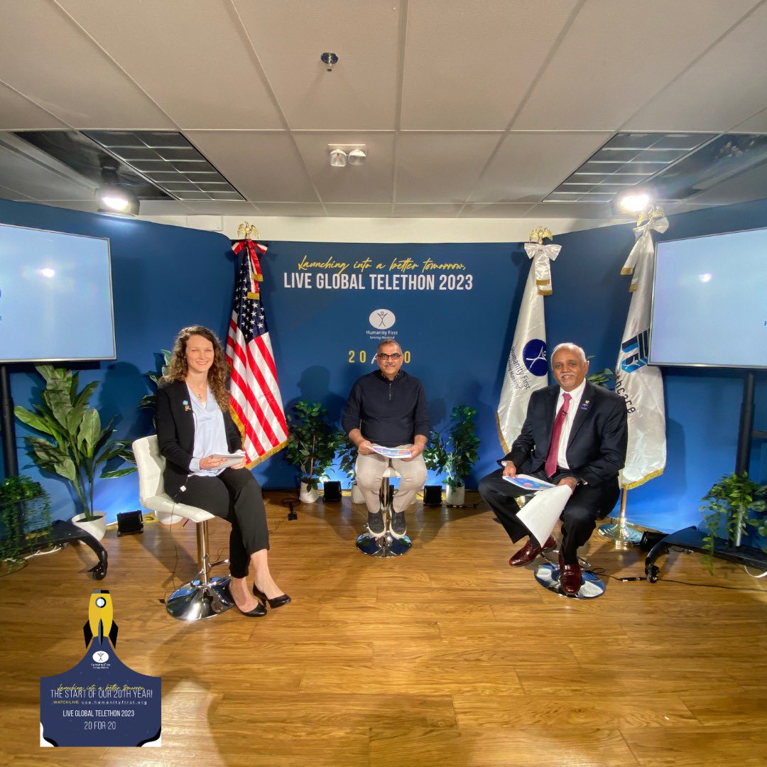 HFUSA's tweet photo. Watch Now: The discussion of #20KforHumanity with VP Marketing & Fund Development Alana Laudone, Mujeeb Ijaz CEO Our Next Energy, and Munum Naeem Director @HFUSA. https://t.co/hE5sUwoh6v #HFTelethon23 #20KforHumanity https://t.co/9DtqVLQy4W