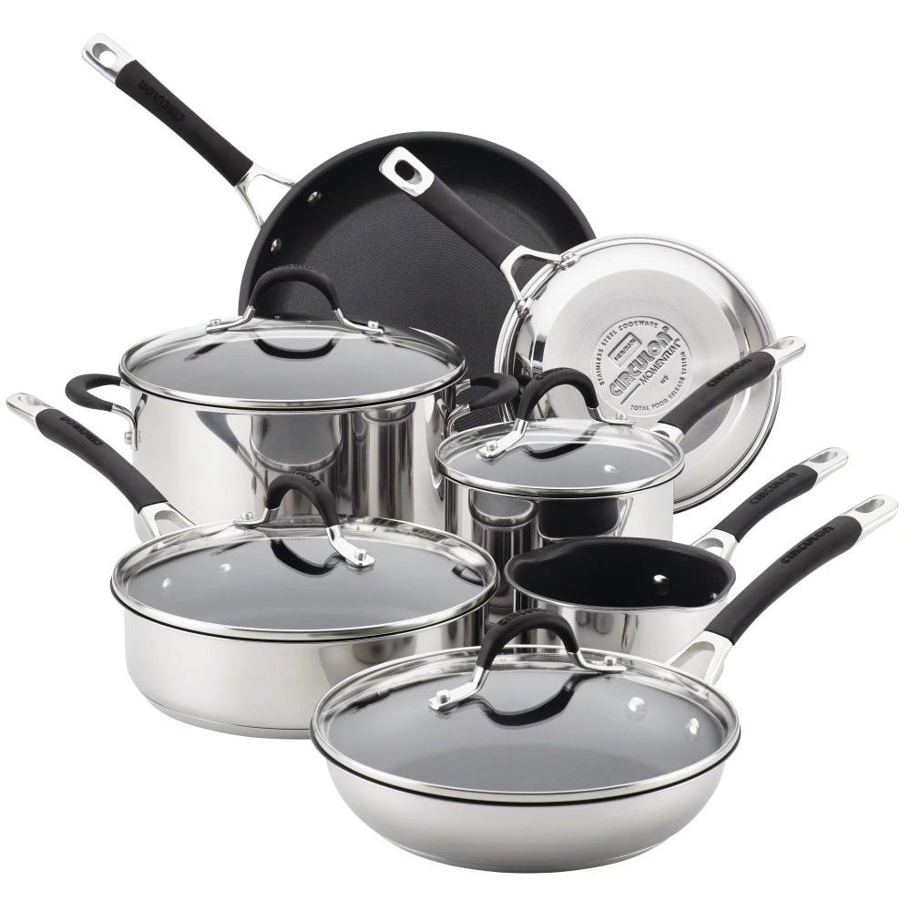Inoavacom's tweet image. Inoava.com:  #11piececookwareset: #nonstickcookwareset: #potsandpanscookwareset: 11 Piece Momentum Stainless Steel Nonstick Pots and Pans: inoava.com/product/11-pie…