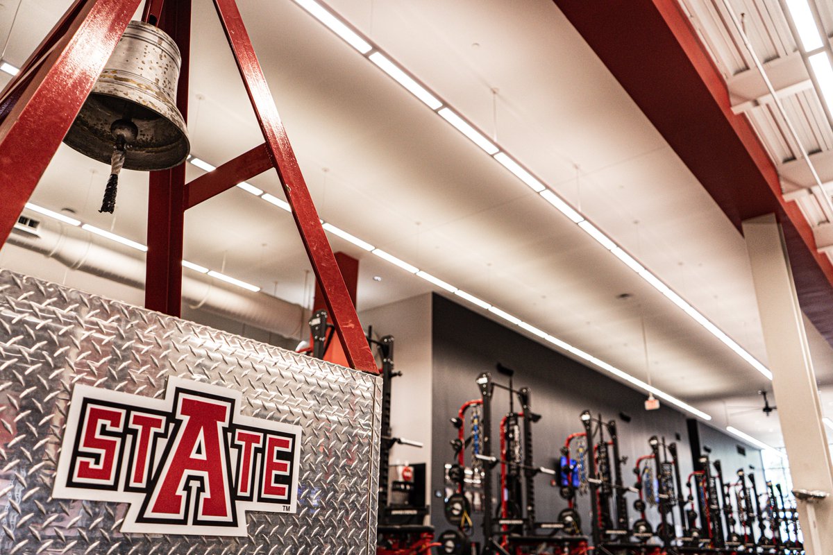 AStateFB's tweet photo. The 𝑾𝑬𝑰𝑮𝑯𝑻 𝑹𝑶𝑶𝑴‼️💪

#WolvesUp x #ADifferentBreed https://t.co/CPyanTrP2n