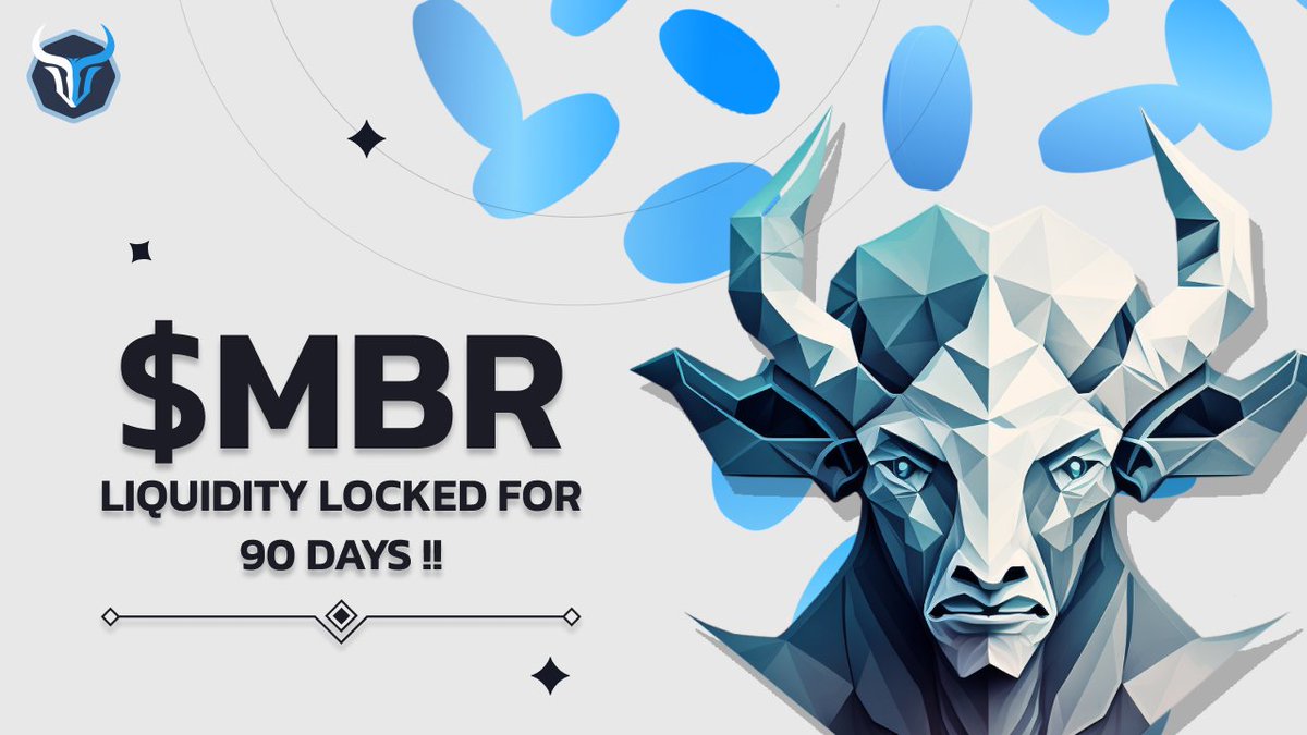 moonbitrum's tweet photo. 🔒 We've locked $MBR token liquidity for 90 days, meaning tokens held in our liquidity pool cannot be removed or traded for the next three months.

Track liquidity lock here:
https://t.co/2Tkj3HolwS

More updates coming soon. Stay tuned !! https://t.co/wtDrb24YBq