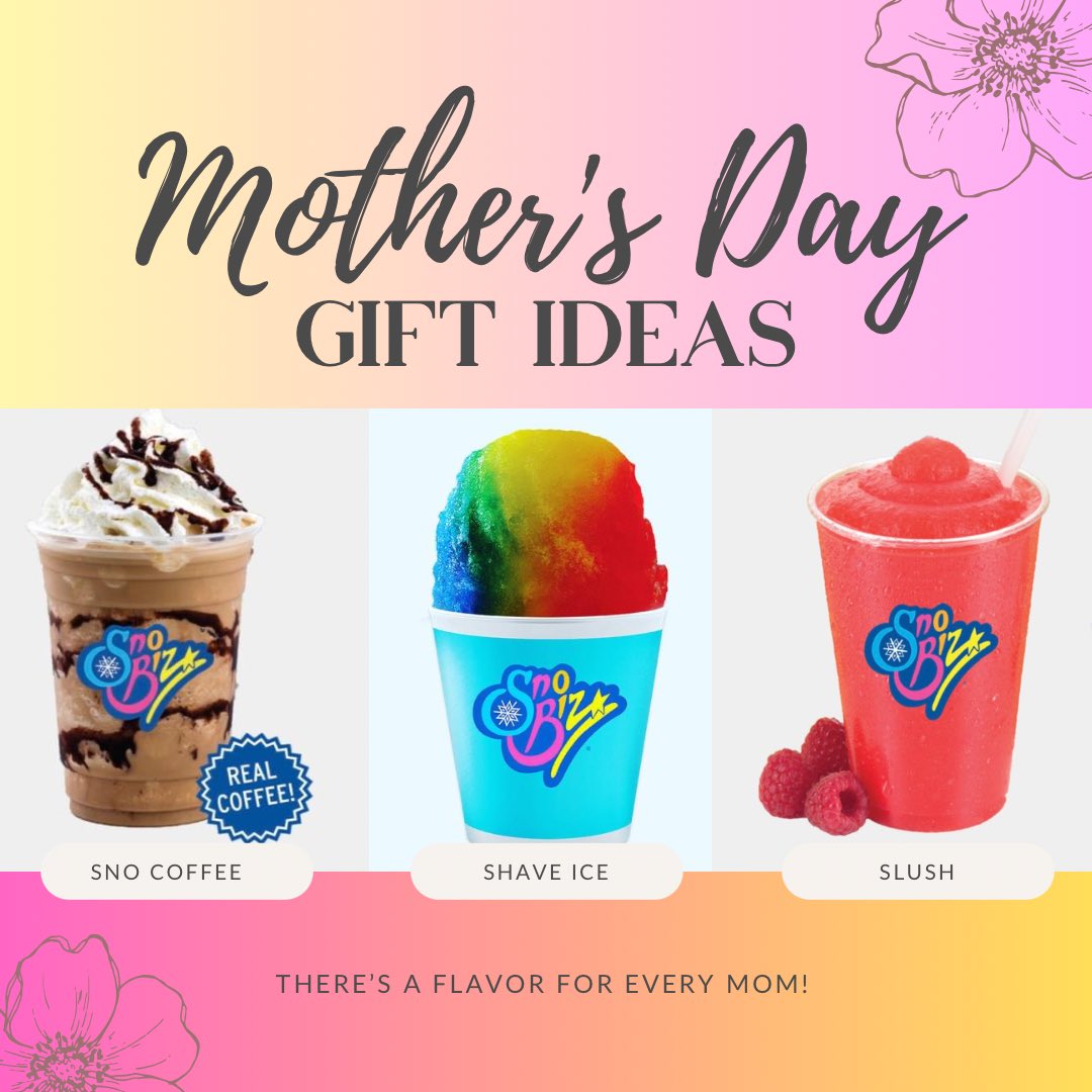 SnoBiz_OFallon's tweet photo. Treat mom this Mother’s Day weekend! She deserves a special treat! We are open 12-9 on Saturday and Sunday! 🍧☀️🌸#happymothersday #snobizfans #shavedice🍧 #ofallonmo #local636 #snobiz #ofallon https://t.co/piNaFtpLxB