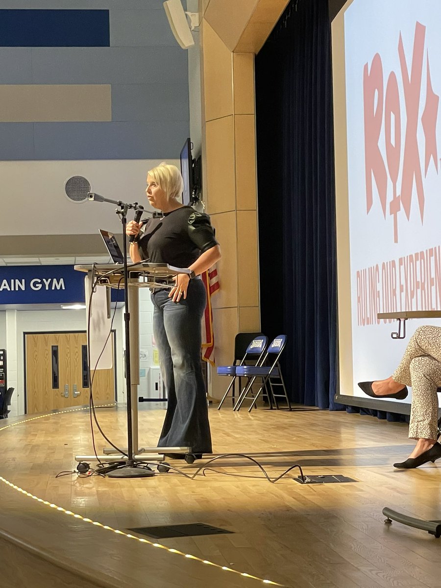 Beautiful turnout for our inaugural Celebrating Women &amp; Girls day! Everyone listening &amp; learning from Dr. Lisa Hinkelman! #hcsd_grlpwr <a href="/BeingAGirlROX/">Ruling Our eXperiences, Inc. (ROX)</a> <a href="/HilliardSchools/">Hilliard Schools</a>
