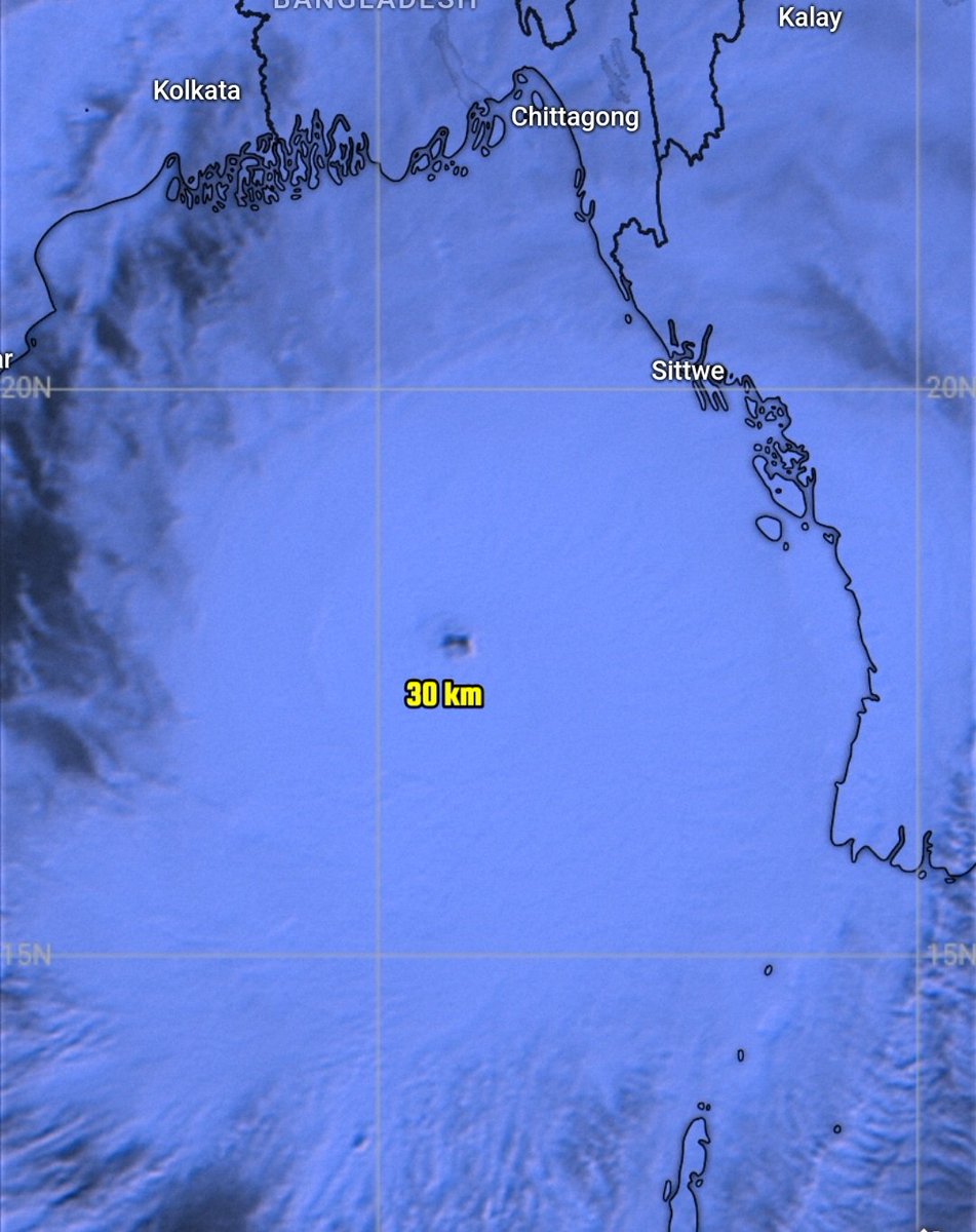 PIW44's tweet image. Interesting Facts!

🌀Eye of this #CycloneMocha is 30 km radius. That 30 km will remain peaceful with sunshine penetrates!

#CycloneMochaUpdate