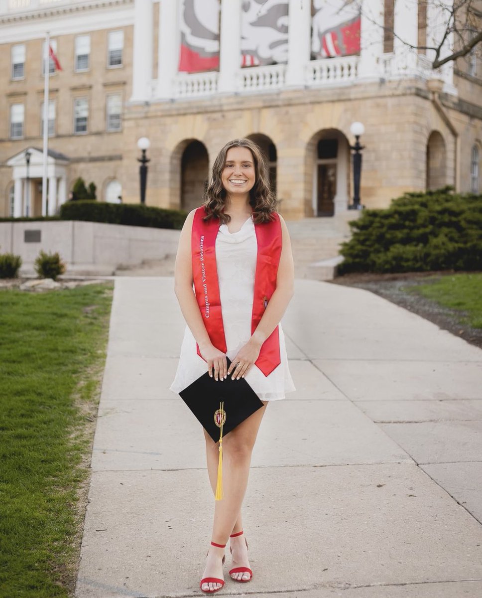 kylecass16's tweet photo. Congrats Ashley! 🦡 
#UWGRAD https://t.co/EQsl6VBJww