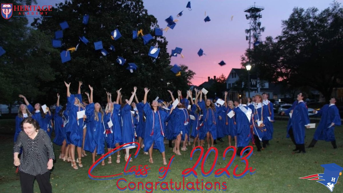 52 Seniors moving on to the next chapter of life❤️💙

Heritage Academy Class of 2023
Your HA family is very proud of you!

#graduation #family #classof2023