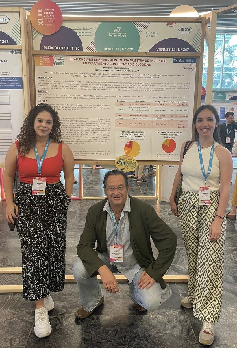 SMurcianaReuma's tweet photo. Comunicaciones tipo poster de reumatólogos murcianos en #SER2023 
@mariaj_morenom @mjmorenoramos @pcdayer @glo_ap @esthermonleon 
@AreaUnoArrixaca @Area2Cartagena @Area3Lorca https://t.co/EDys5CS4SY