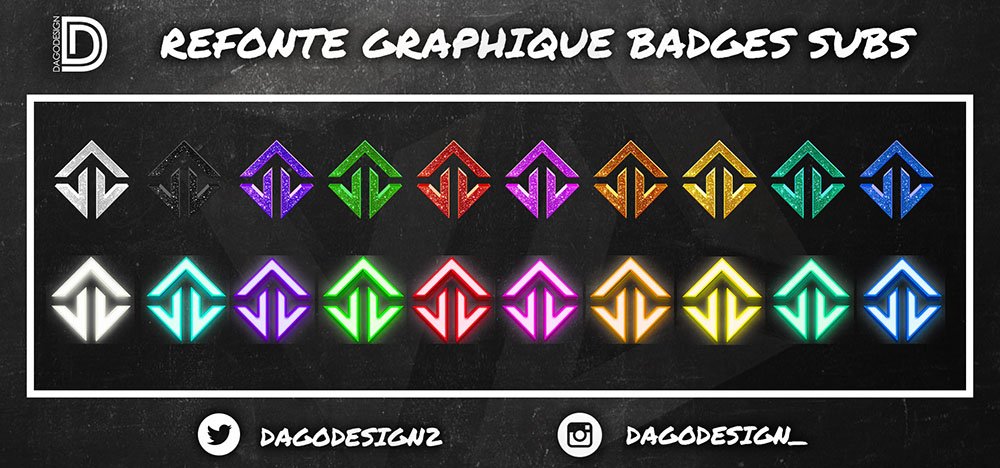 DagoDesign2's tweet image. #refonte graphique des badges subs de la chaine #twitch twitch.tv/jltomy de @JLTomy merci pour la confiance @ArkyykrA 

#graphiste #twitchtv #streaming #overlays #TwitchStreamers #JustChatting #twitchfr #twitchaffiliate #TwitchPartner #pourtoi #gfxdesigner #KickStreaming