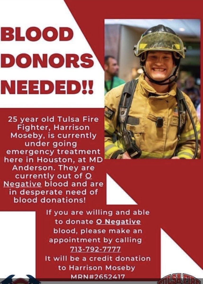 FIREFIGHTER NEEDS ASSISTANCE <a href="/TulsaFire/">Tulsa Fire Dept.</a> Firefighter Needs Assistance <a href="/HoustonFire/">Houston Fire Dept</a> <a href="/FirefightersHOU/">Houston Firefighters</a> <a href="/IAFFofficial/">International Association of Fire Fighters</a> <a href="/IAFC/">IAFC</a> #Firefighter