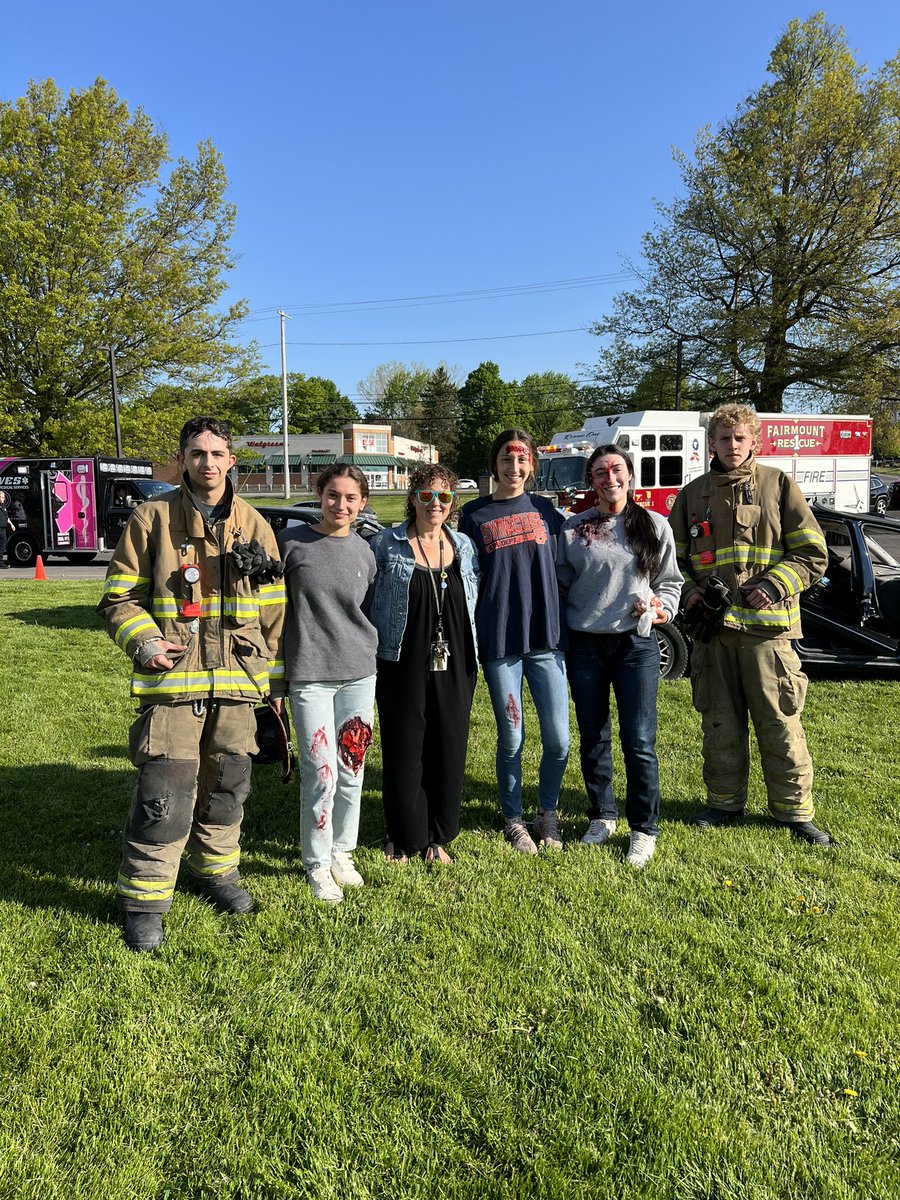 MrsKlefbeck's tweet image. Thank you to everyone who participated in the Mock Crash Demonstration yesterday. If it led to one student thinking twice before getting behind the wheel than it was time well spent! @WestGeneseeCSD #CommunityEffort #WGPride