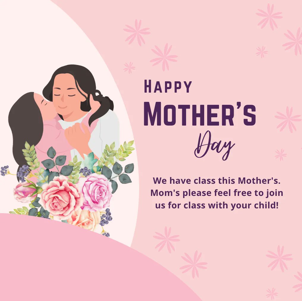 Happy Mother's Day! We have class tomorrow, mom's please join us for class with your child!

#mothersday #mommyandme #parent #mom #love #sunday #ballet #dance