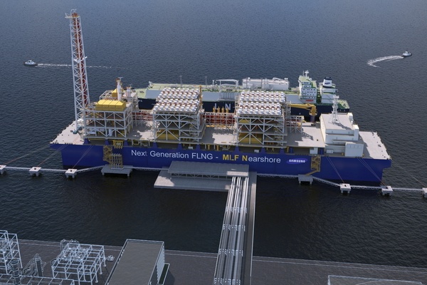 PortalPortuario's tweet photo. Samsung Heavy Industries desarrolla FLNG que presenta como más rápido y económico - https://t.co/ckHSwFbE88 #SHI #Samsung #MLFN https://t.co/XSQZKPfhpw