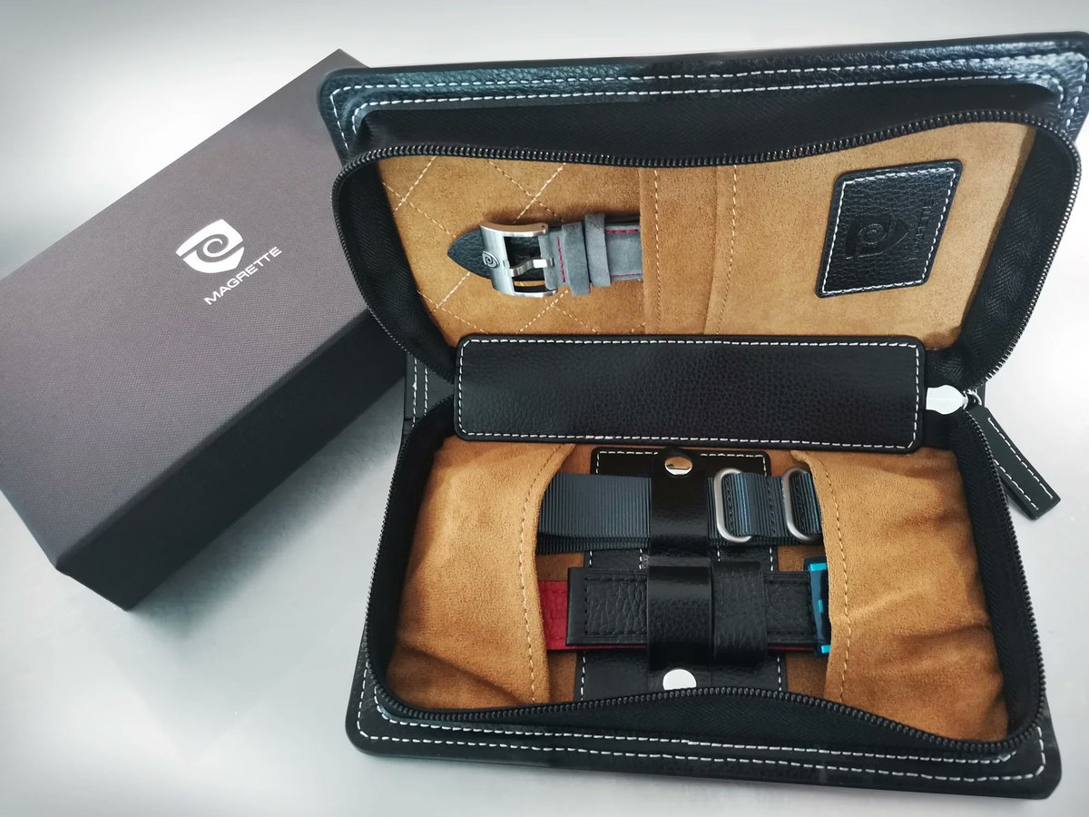 Magrette's tweet photo. #StrapSaturday!
Our travel case bundle includes multiple straps for different looks while you're on the go. Protect your watch, stay in style.
For a limited time the travel bundle is free with purchase of any in-stock watch. 🤙🏼🇳🇿
https://t.co/CG7gfo0u7l
#watchfam #style https://t.co/0esafstupk