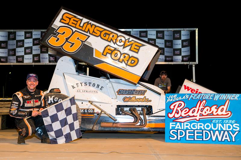 DOMINATION: Jason Shultz wins his 2nd straight Opening day and 2nd straight at Bedford urcsprintcarseries.com/news/?i=132461
