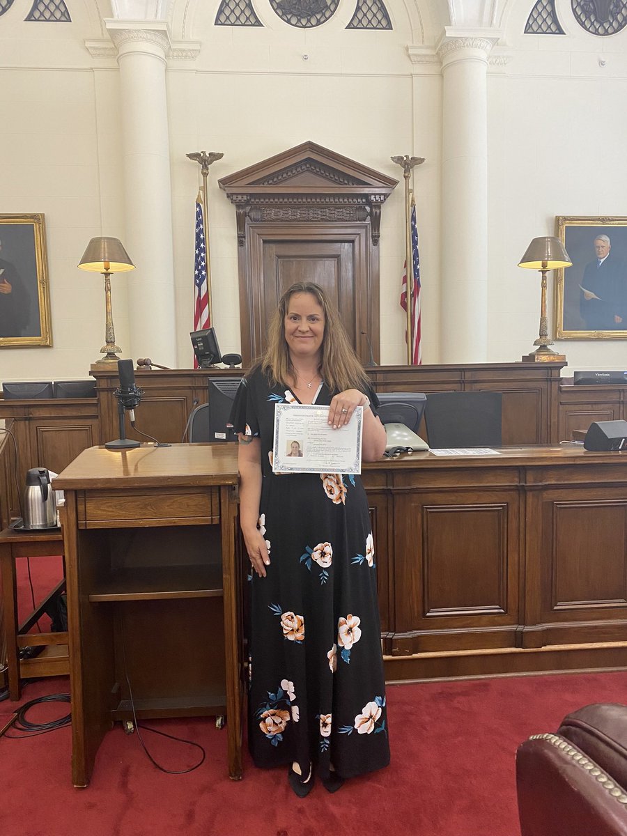 So I did a little thing yesterday and now I’m legally American. British American #NewUSCitizens